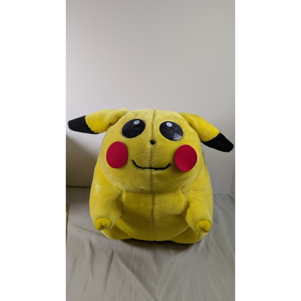 RARE‎ Vintage Pokémon plush 1998 giant Pikachu Chunkachu